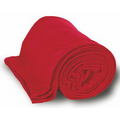 Sweatshirt Blanket 50"x 60" -- Red (Screeprinted) ***FREE RUSH***